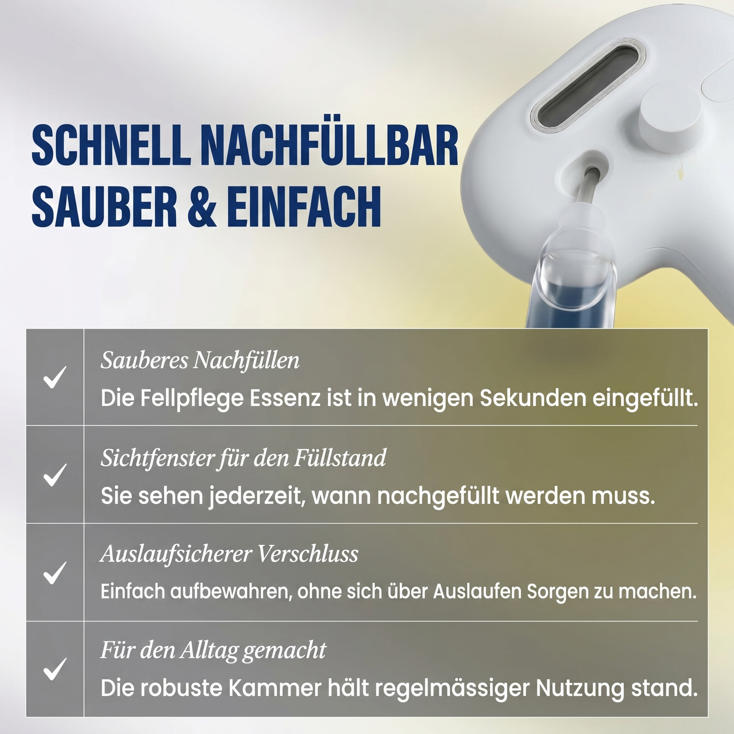 Fellwerk® Sanftbürste – Wasserlose Hundepflege für frisches Fell ohne Badestress