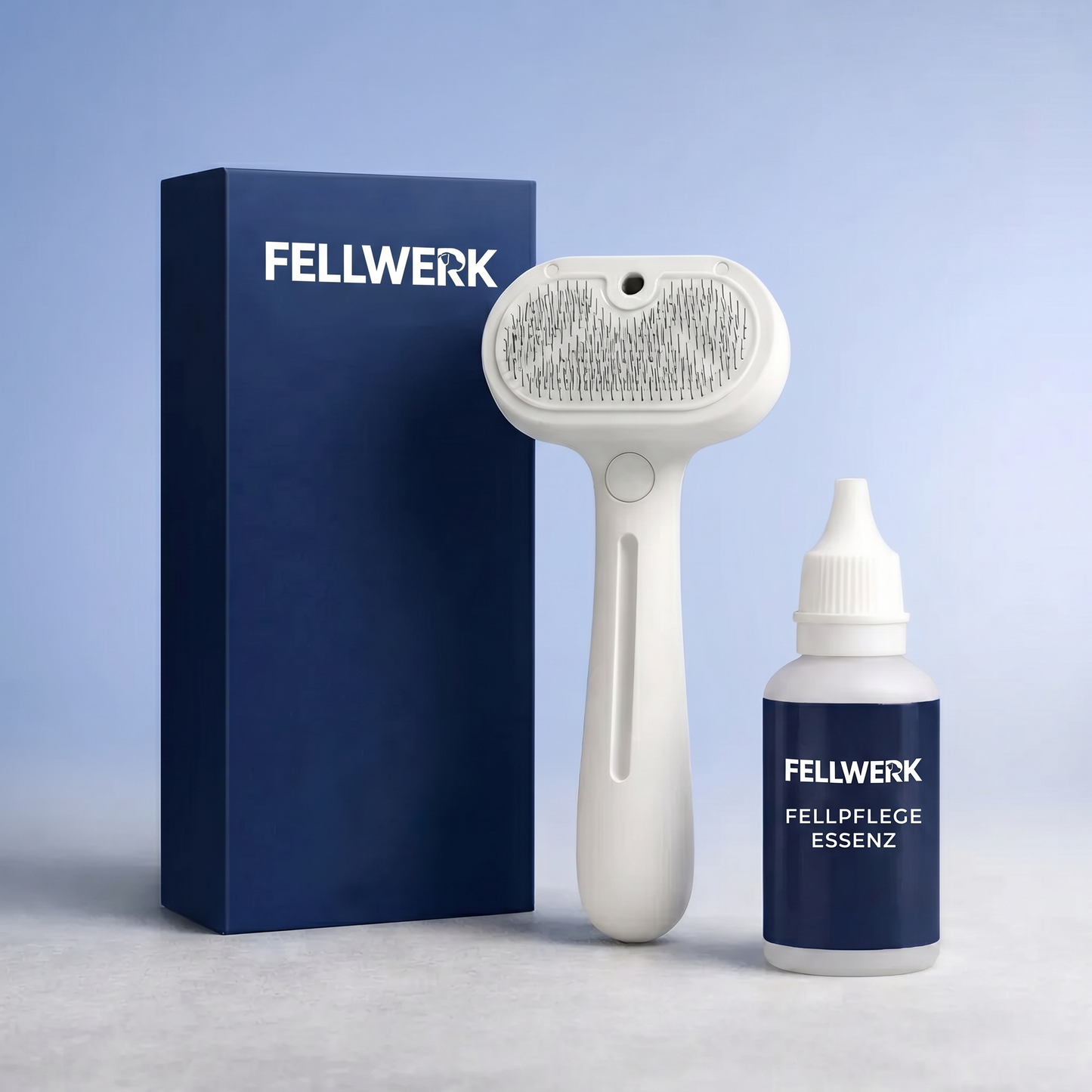 Fellwerk® Sanftbürste – Wasserlose Hundepflege für frisches Fell ohne Badestress